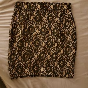 NWT Express Floral Pencil Skirt